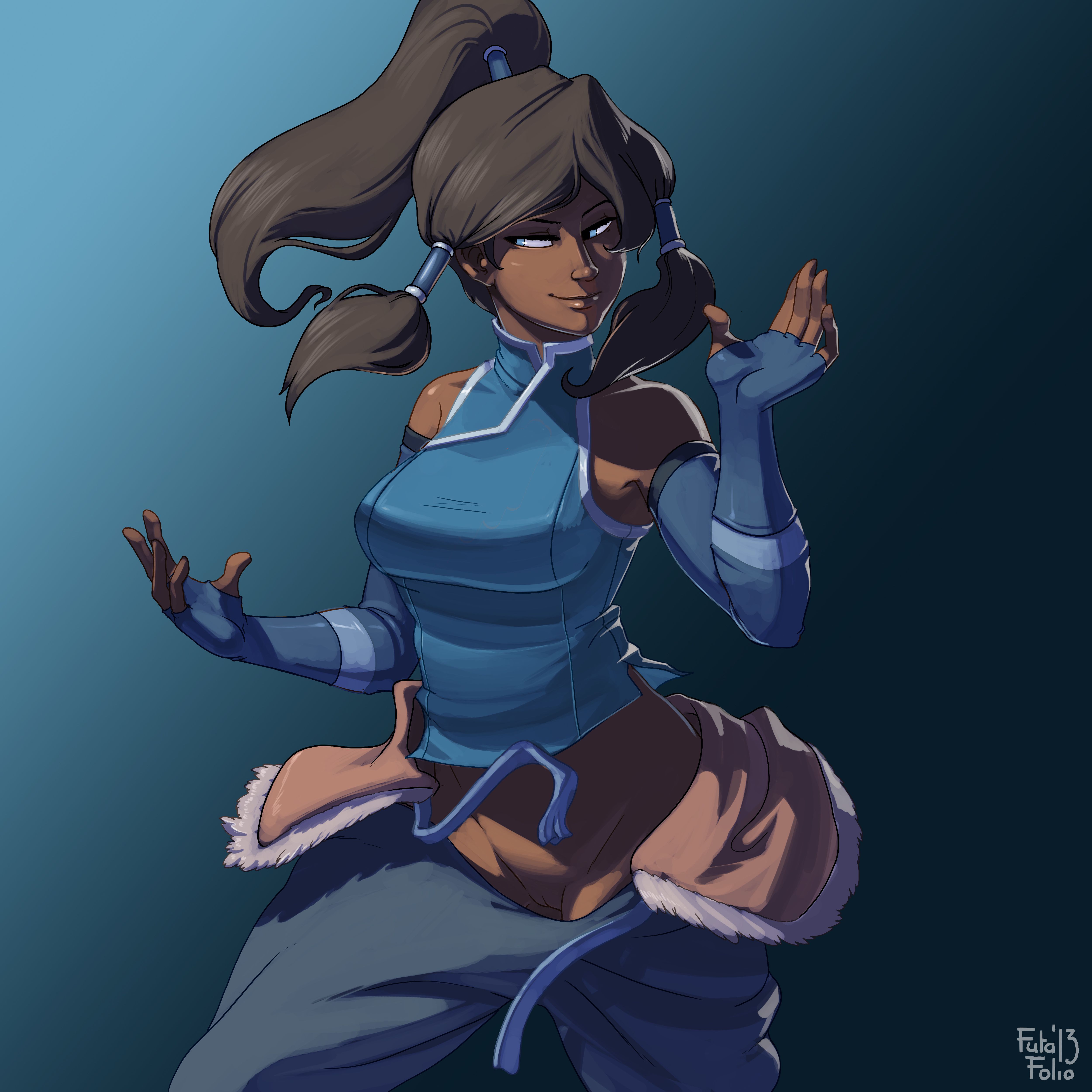 The Legend of Korra-Korra-(80 cards)-erotic. 19