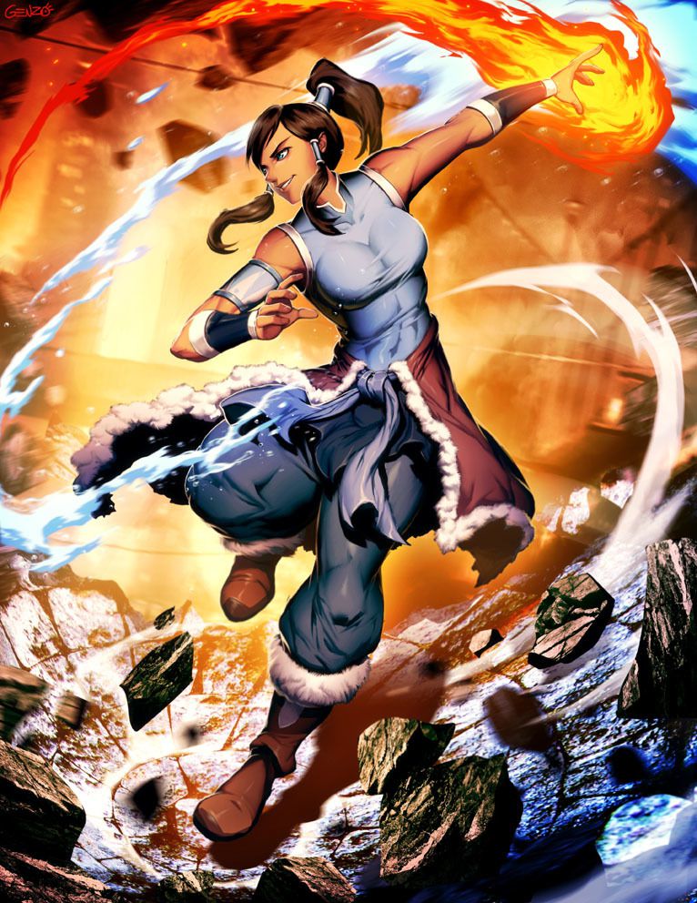 The Legend of Korra-Korra-(80 cards)-erotic. 23