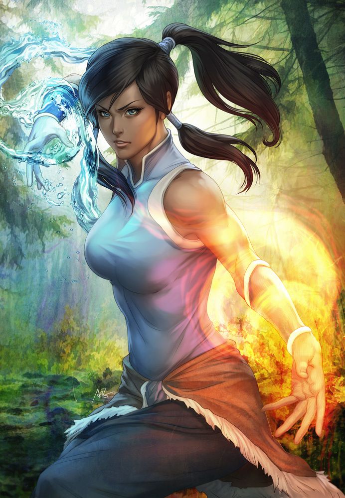 The Legend of Korra-Korra-(80 cards)-erotic. 26