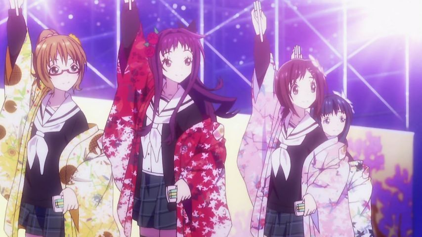 Hanayamata 12 episodes comments. Will I still came back! The Yosakoi 5 people! Clean in the end! 160