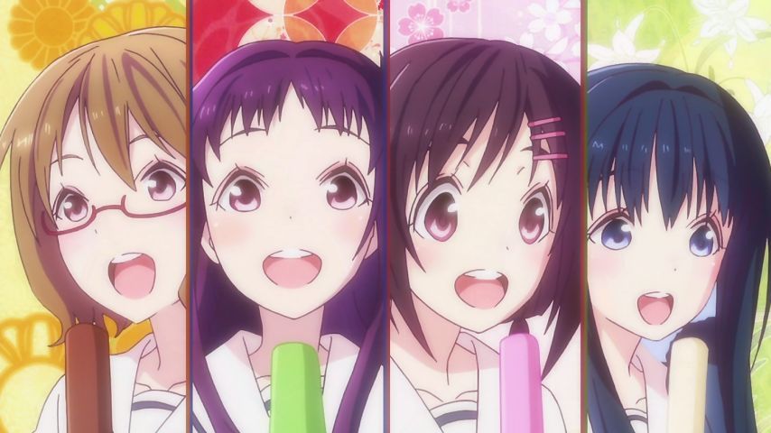 Hanayamata 12 episodes comments. Will I still came back! The Yosakoi 5 people! Clean in the end! 17