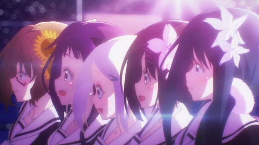 Hanayamata 12 episodes comments. Will I still came back! The Yosakoi 5 people! Clean in the end! 186