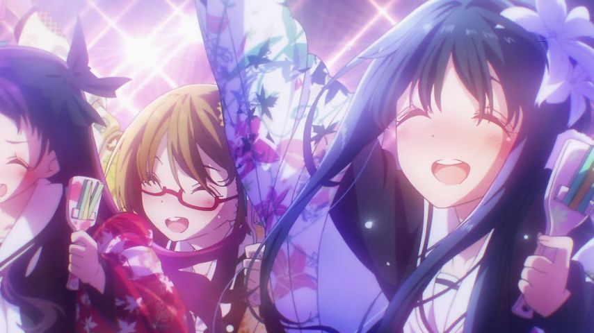 Hanayamata 12 episodes comments. Will I still came back! The Yosakoi 5 people! Clean in the end! 188