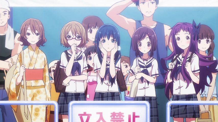 Hanayamata 12 episodes comments. Will I still came back! The Yosakoi 5 people! Clean in the end! 44