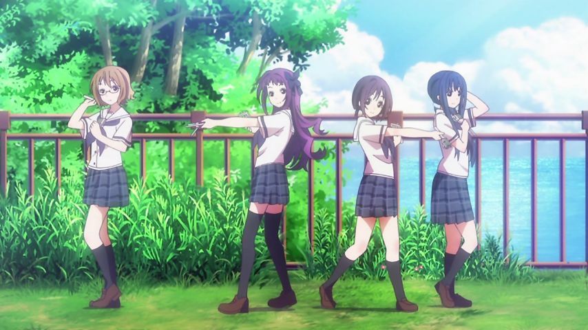 Hanayamata 12 episodes comments. Will I still came back! The Yosakoi 5 people! Clean in the end! 54