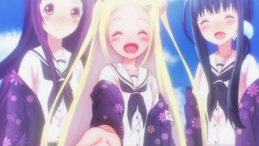 Hanayamata 12 episodes comments. Will I still came back! The Yosakoi 5 people! Clean in the end! 60