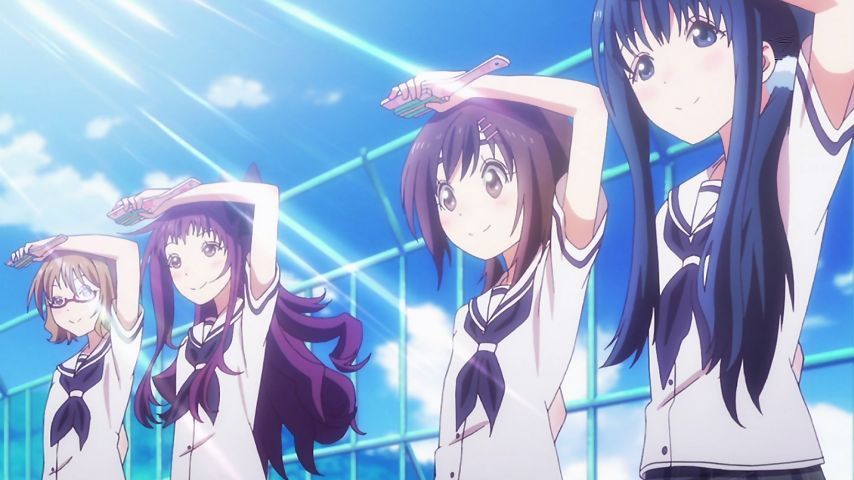 Hanayamata 12 episodes comments. Will I still came back! The Yosakoi 5 people! Clean in the end! 8