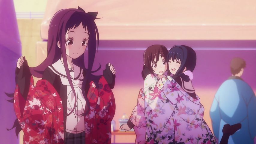 Hanayamata 12 episodes comments. Will I still came back! The Yosakoi 5 people! Clean in the end! 85