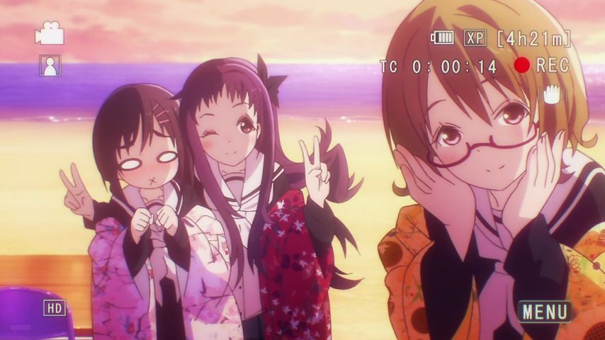 Hanayamata 12 episodes comments. Will I still came back! The Yosakoi 5 people! Clean in the end! 91