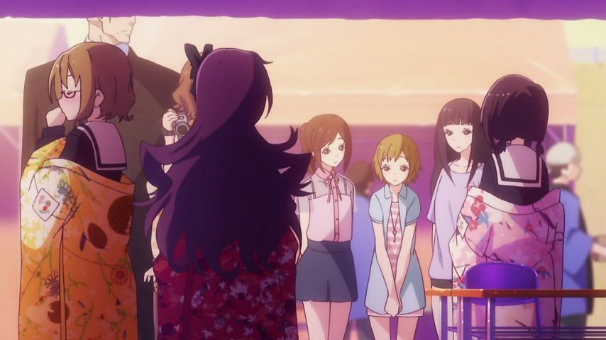 Hanayamata 12 episodes comments. Will I still came back! The Yosakoi 5 people! Clean in the end! 94