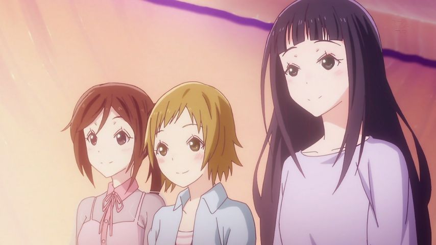 Hanayamata 12 episodes comments. Will I still came back! The Yosakoi 5 people! Clean in the end! 99