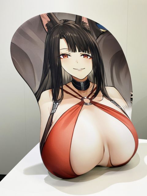 Azure Lane Akagi and Kaga's are too erotic life-size boob mouse pad 11