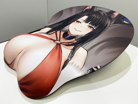 Azure Lane Akagi and Kaga's are too erotic life-size boob mouse pad 15