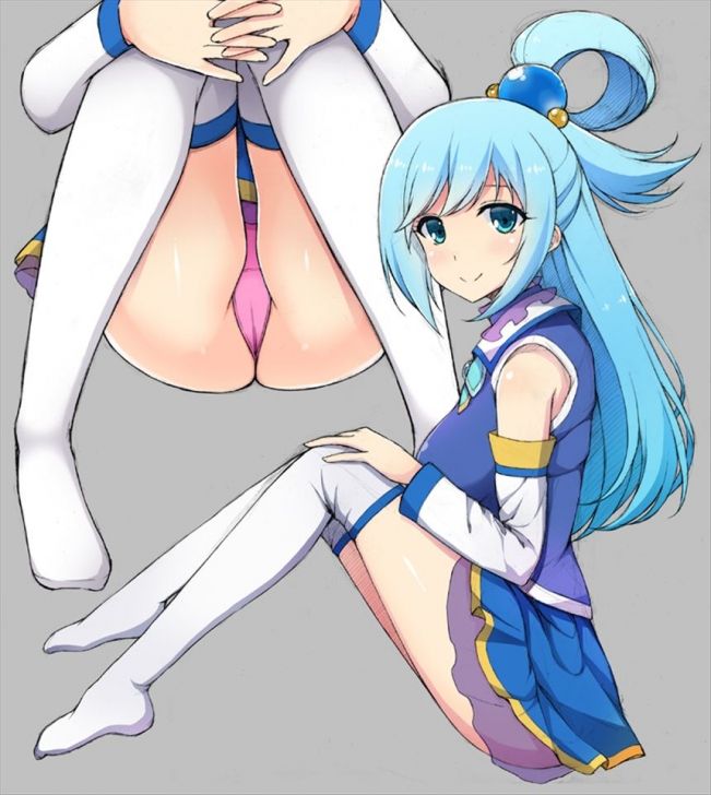 [In this wonderful world, blessings! : Cute image of Aqua. 14