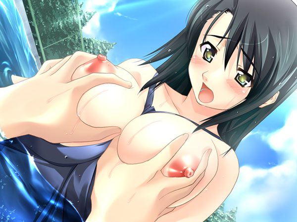 Huge breasts and Super breasts excited! 53 eroge two-dimensional erotic images! 48