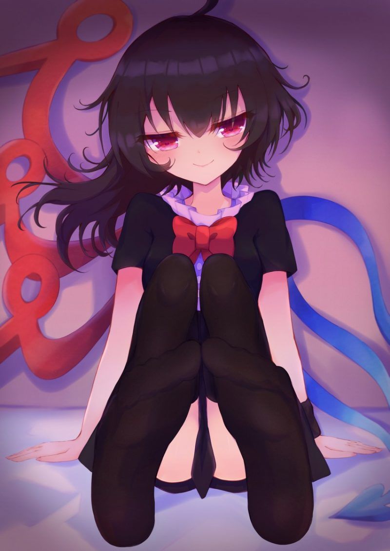 【Feudal Beast Nue-chan】Secondary erotic image of the unidentified but cute black-haired loli girl Feudal Beast Nue-chan of the Touhou Project 11