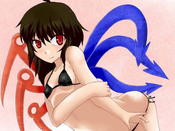 【Feudal Beast Nue-chan】Secondary erotic image of the unidentified but cute black-haired loli girl Feudal Beast Nue-chan of the Touhou Project 2