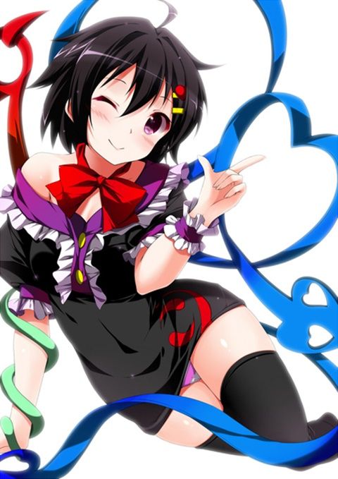 【Feudal Beast Nue-chan】Secondary erotic image of the unidentified but cute black-haired loli girl Feudal Beast Nue-chan of the Touhou Project 26