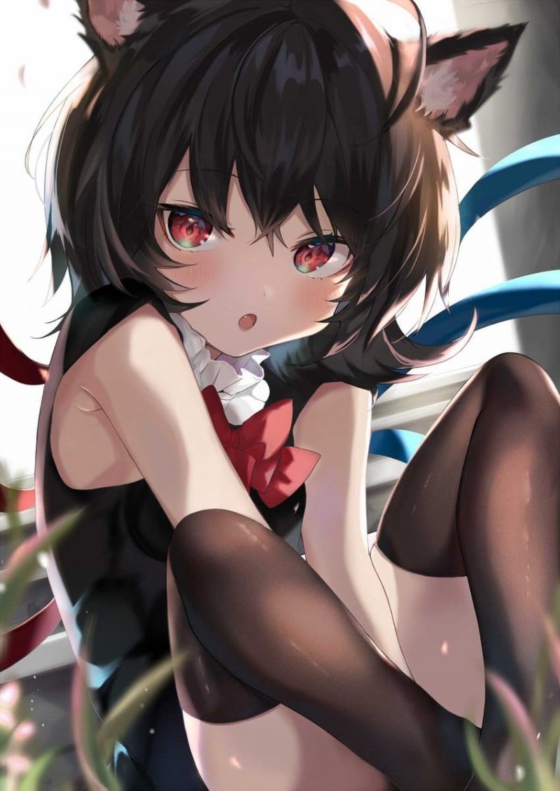 【Feudal Beast Nue-chan】Secondary erotic image of the unidentified but cute black-haired loli girl Feudal Beast Nue-chan of the Touhou Project 29