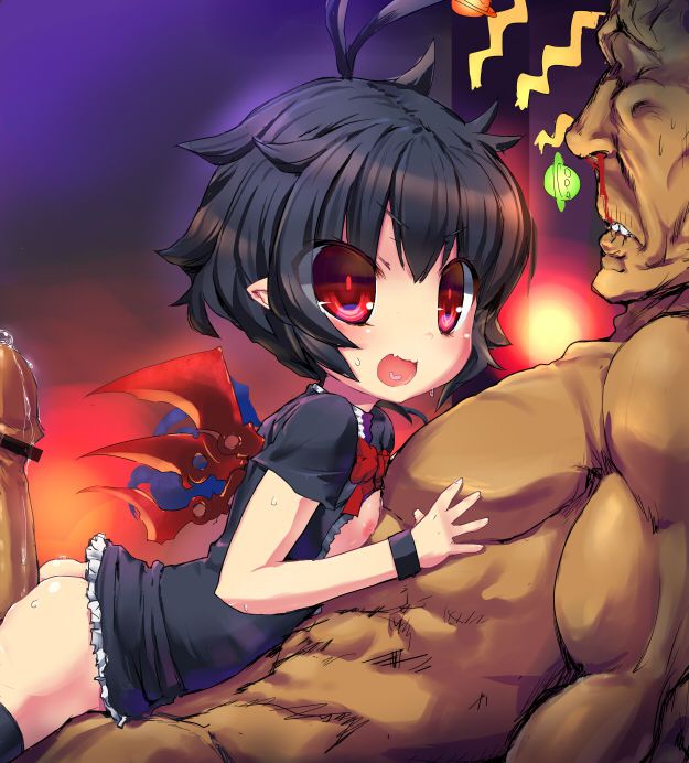 【Feudal Beast Nue-chan】Secondary erotic image of the unidentified but cute black-haired loli girl Feudal Beast Nue-chan of the Touhou Project 53