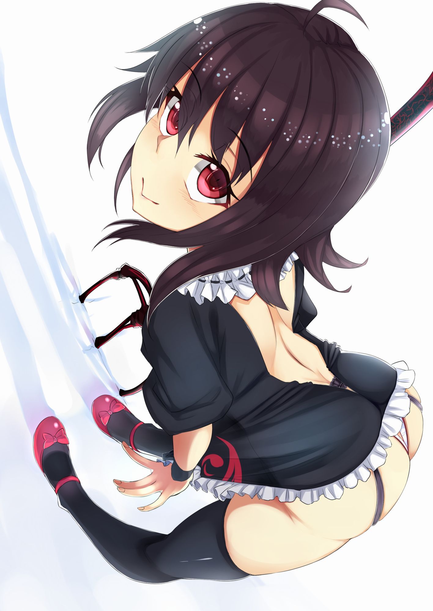 【Feudal Beast Nue-chan】Secondary erotic image of the unidentified but cute black-haired loli girl Feudal Beast Nue-chan of the Touhou Project 56