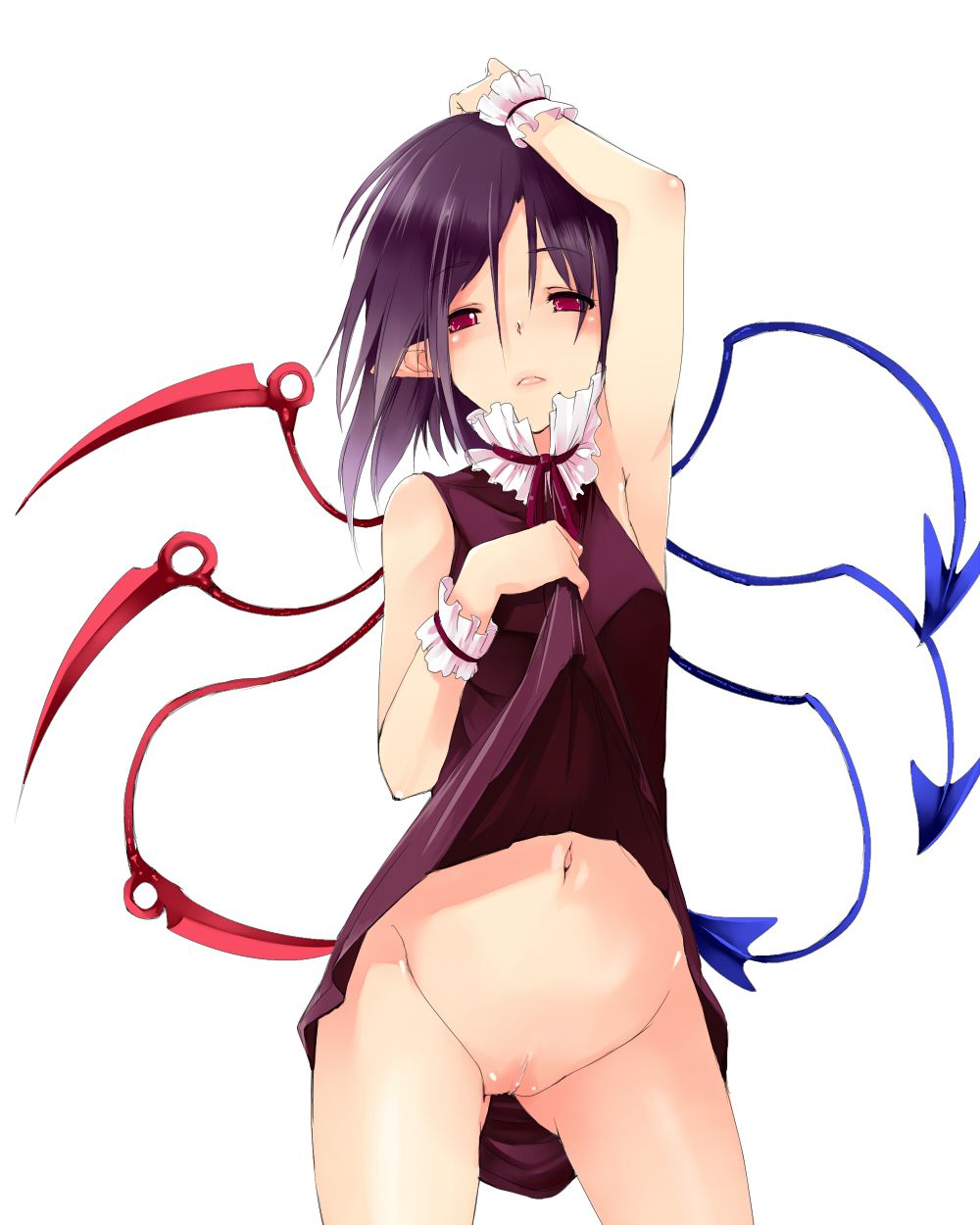 【Feudal Beast Nue-chan】Secondary erotic image of the unidentified but cute black-haired loli girl Feudal Beast Nue-chan of the Touhou Project 65