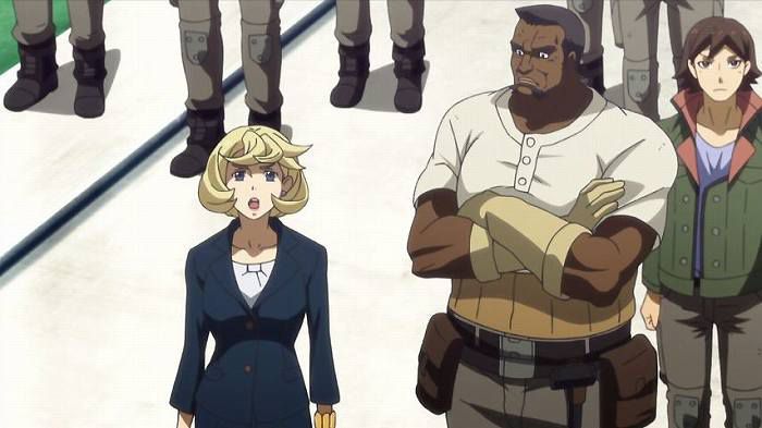 [Mobile Suit Gundam iron Chancellor's or fences] Episode 22 "still 還れない"-with comments 66