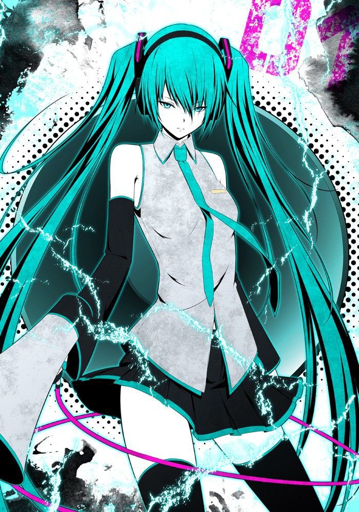 50 illustrations of hatsune miku 42