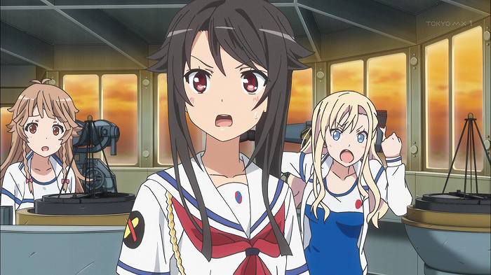 [High school fleet (Yes pretend): Episode 5 "Musashi in a pinch! '-With comments 124