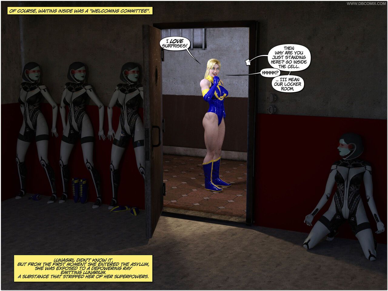 [DBComix] New Arkham For Superheroines 16 - Superheroine Brothel 42