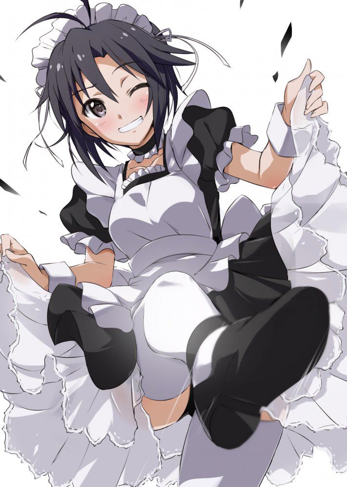 I collected erotic images of maids 17