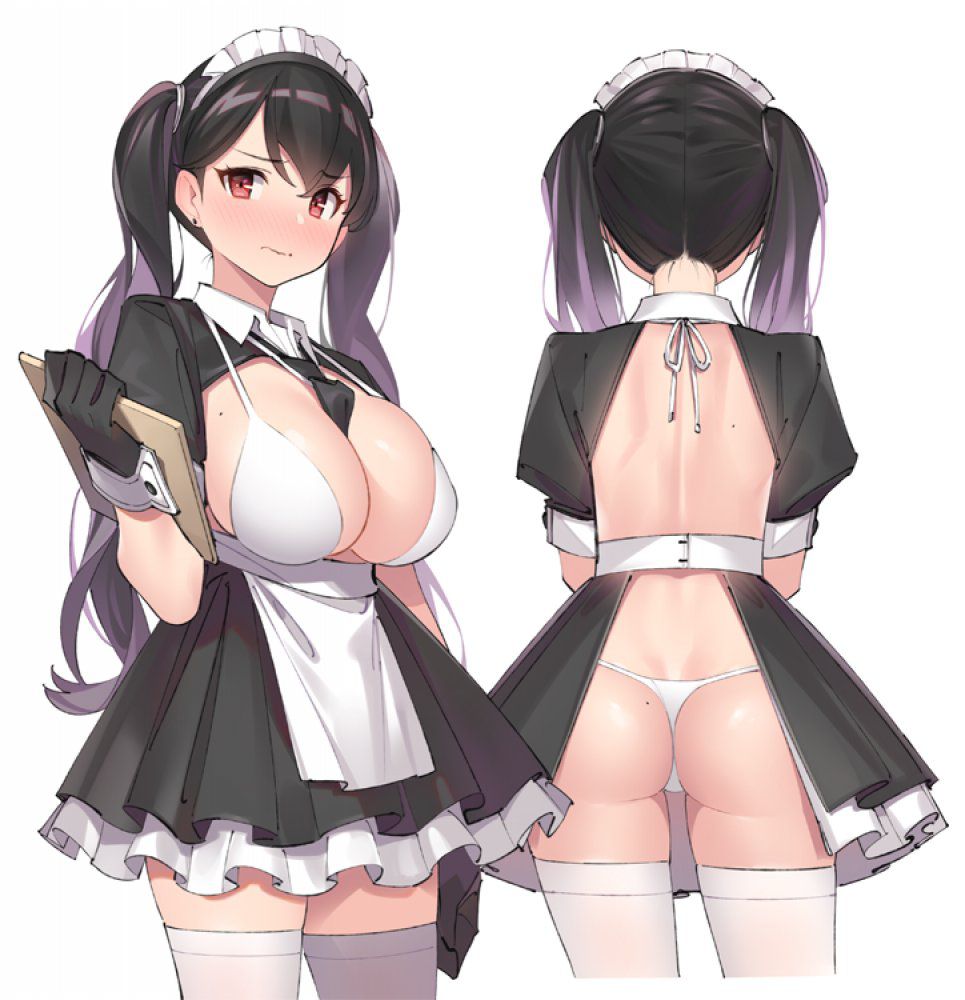 I collected erotic images of maids 20