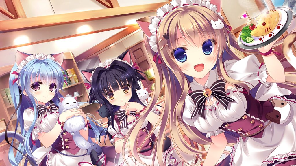 In cat's Cafe make art-sex in cafe with cat-[18 eroge CG] picture part 1 1