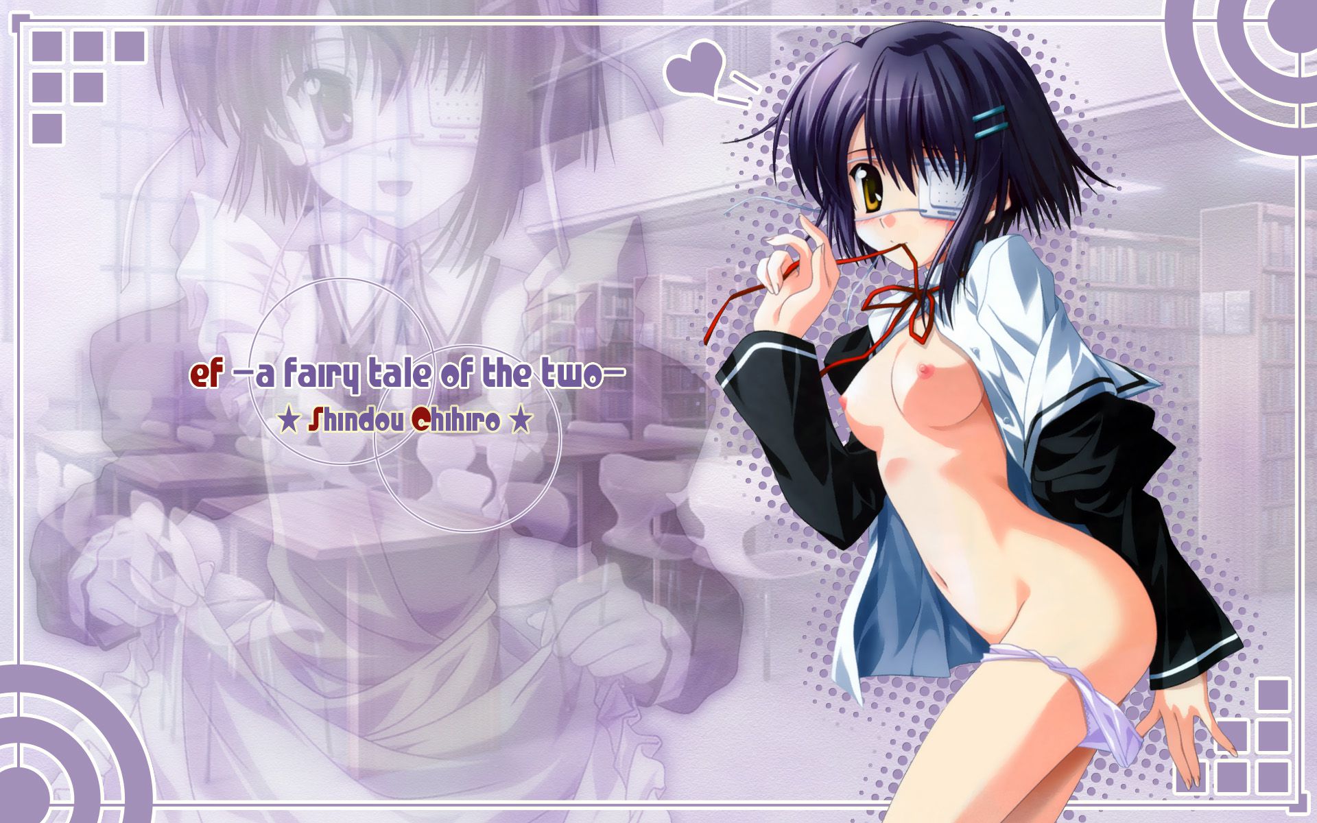 EF-a fairy tale of the two. [18 PC anime games erotic wallpapers, images 11
