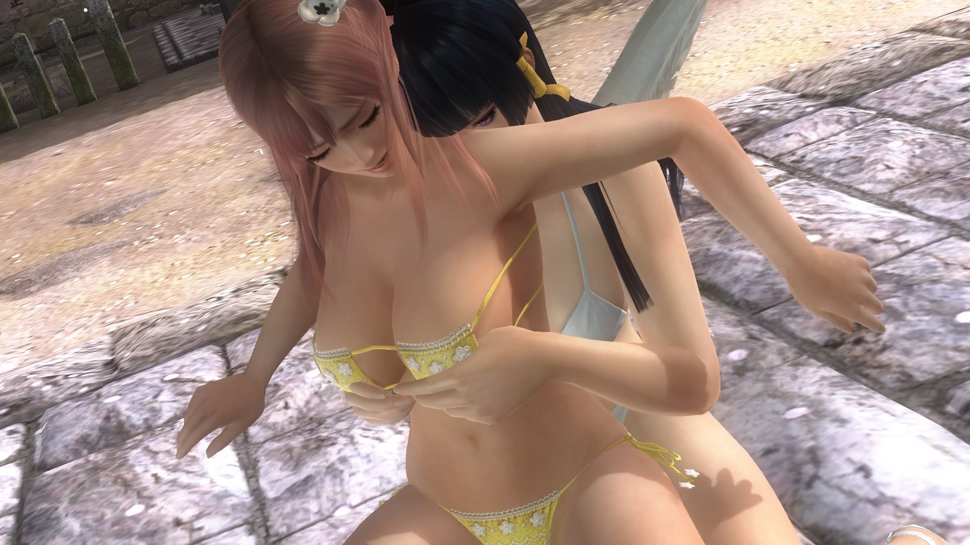 Dim DOA5LR (soft or sexy COS) to ryona at Lotus early summer rain 10