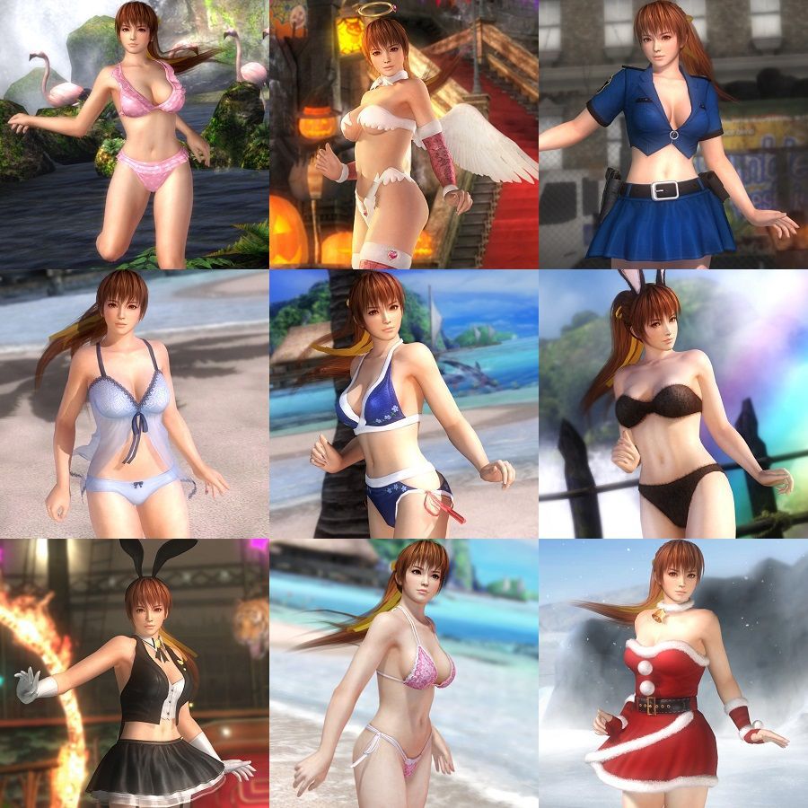 5 dead or Alive Kasumi DLC costumes pictures 1