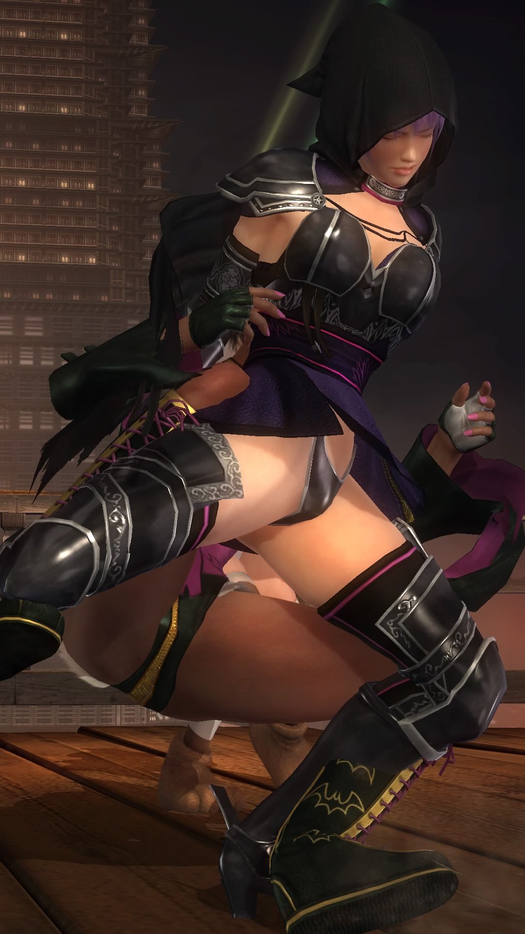 DOA5LR ayane (everyone's Halloween by 2015) to Hitomi and Lisa Tagme throwing at ryona 3