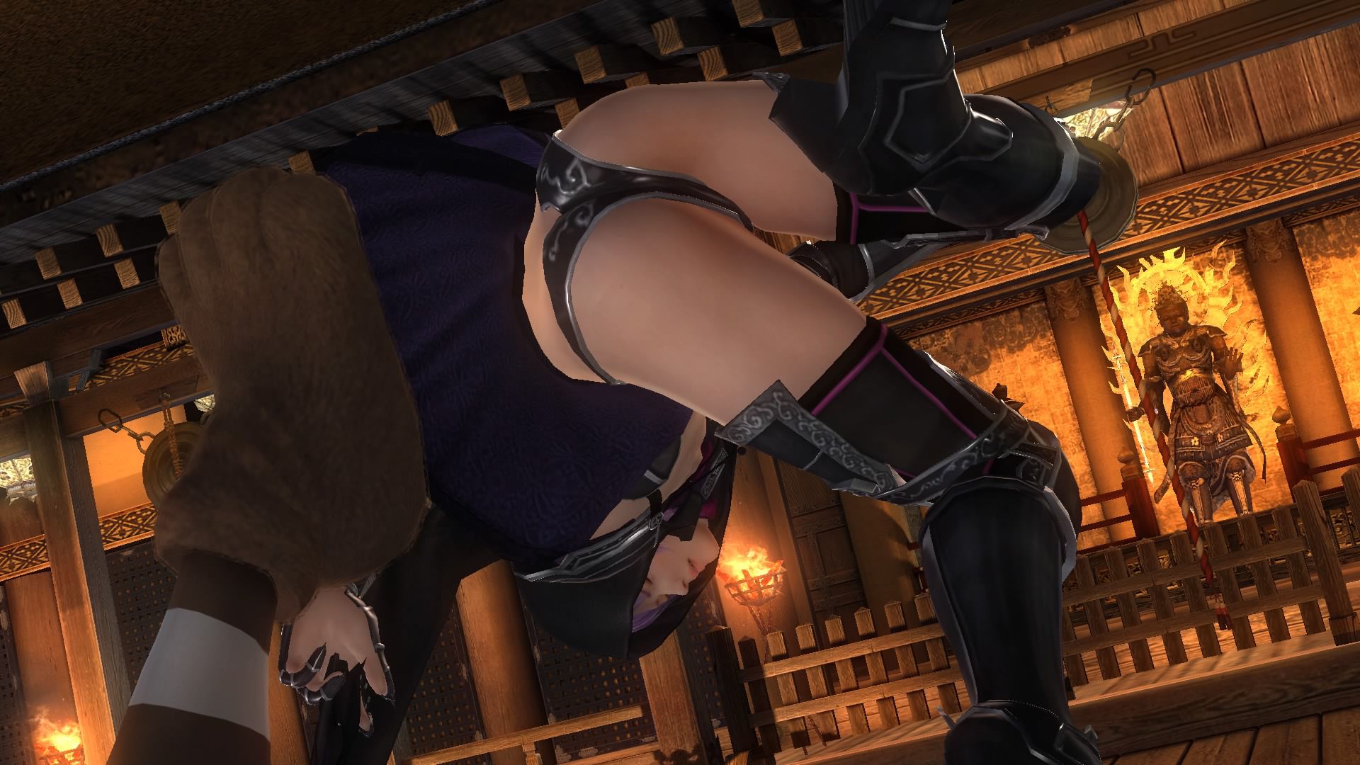 DOA5LR ayane (everyone's Halloween by 2015) to Hitomi and Lisa Tagme throwing at ryona 30