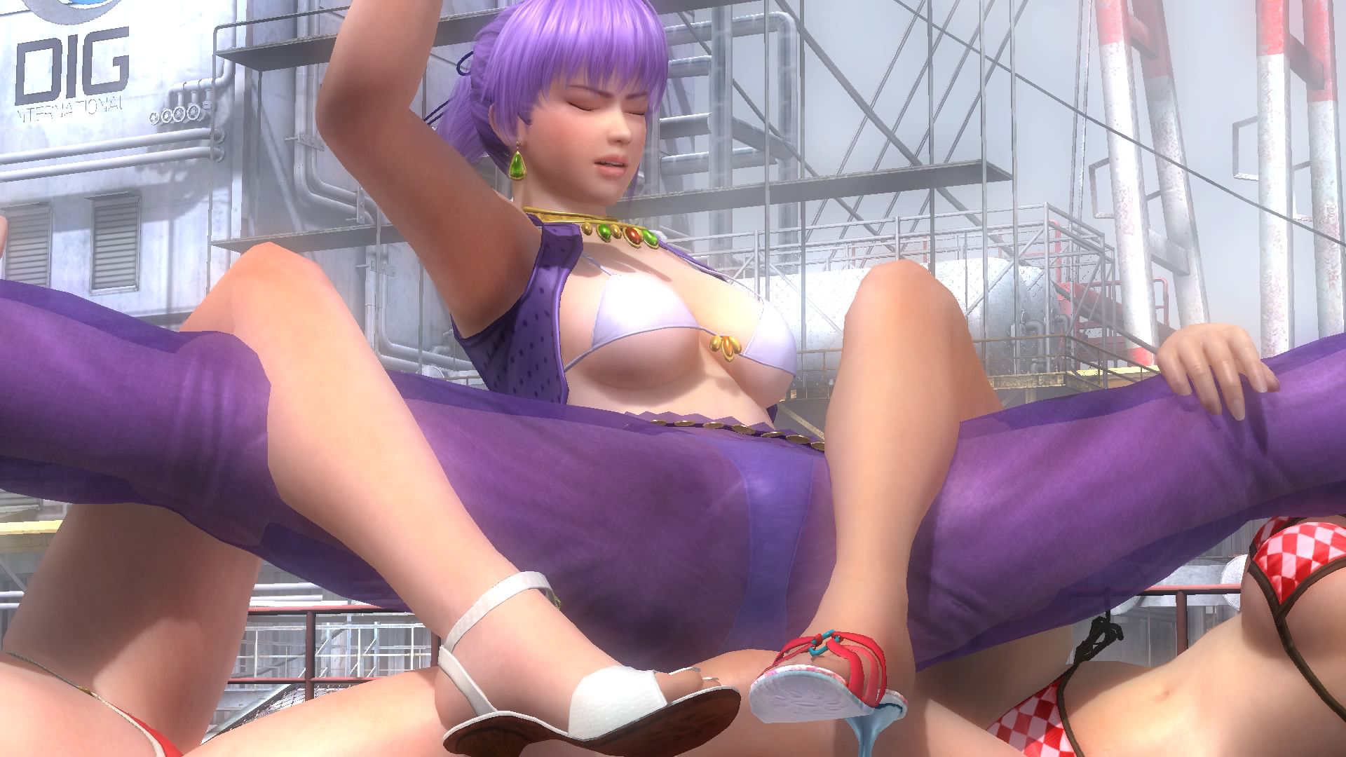 Ayane DOA5LR (Special Designer Award KOs) to Tagme throwing Mila with Tina ryona. 10