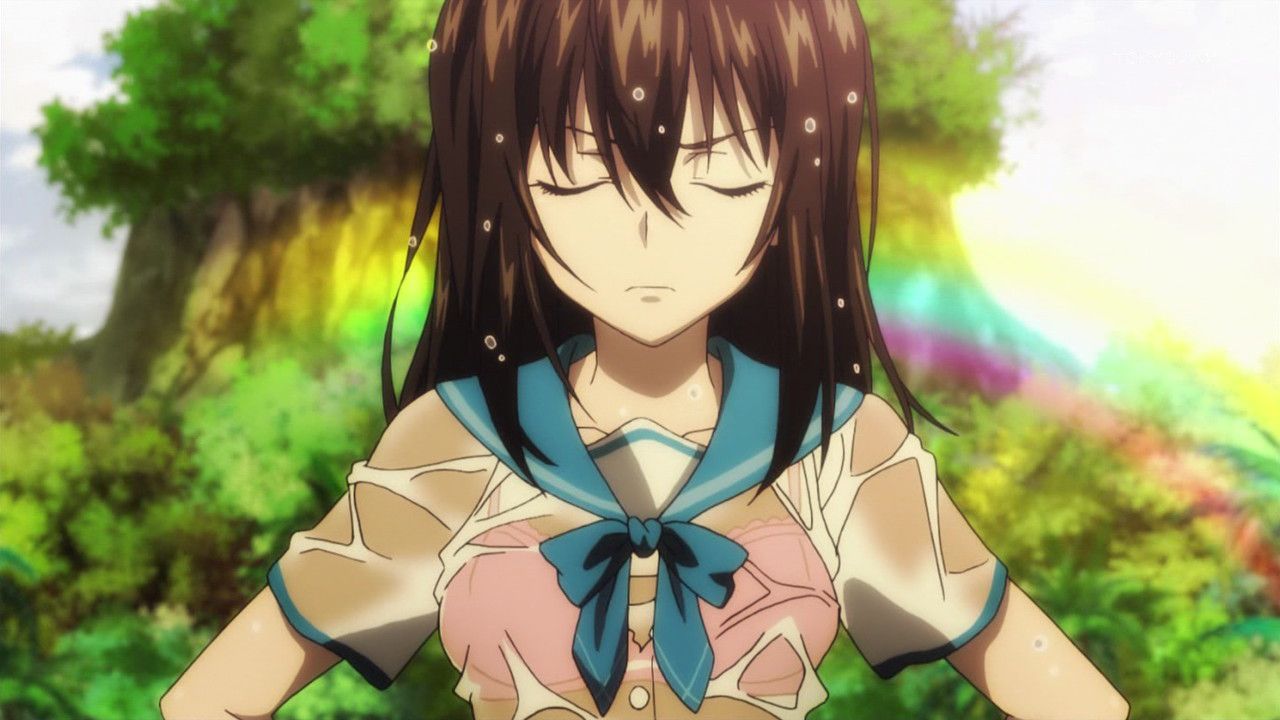 All cute girls anime called "strike the blood" bug be part2 reviews 6