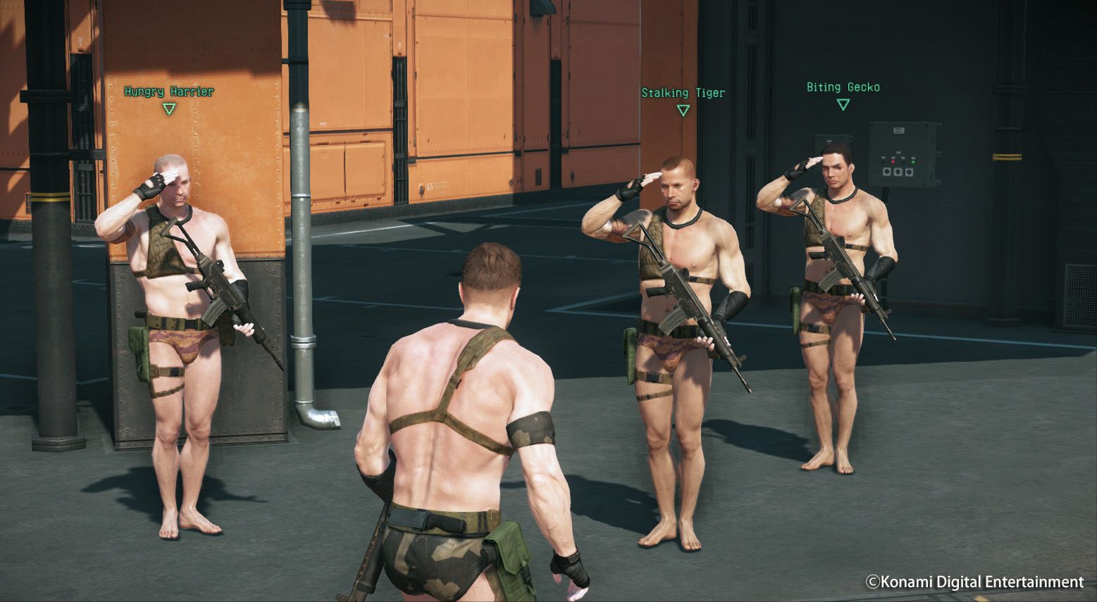 Elo, Metal Gear Solid V female characters be added bathing costumes! That dress guards too! 7