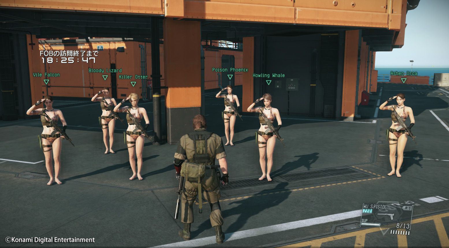 Elo, Metal Gear Solid V female characters be added bathing costumes! That dress guards too! 8