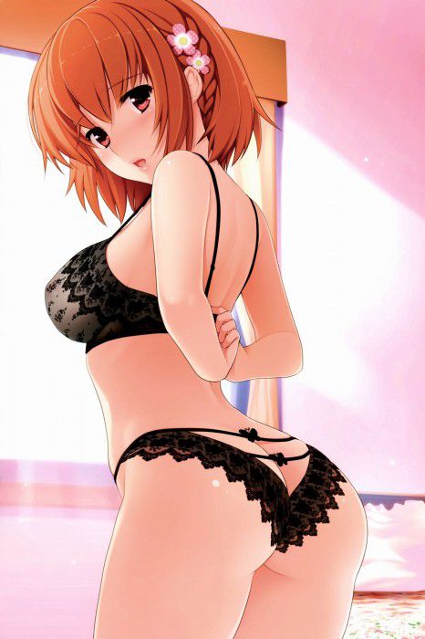 【Secondary erotica】Erotic image of a girl wearing special dosukebe underwear when etching is here 24