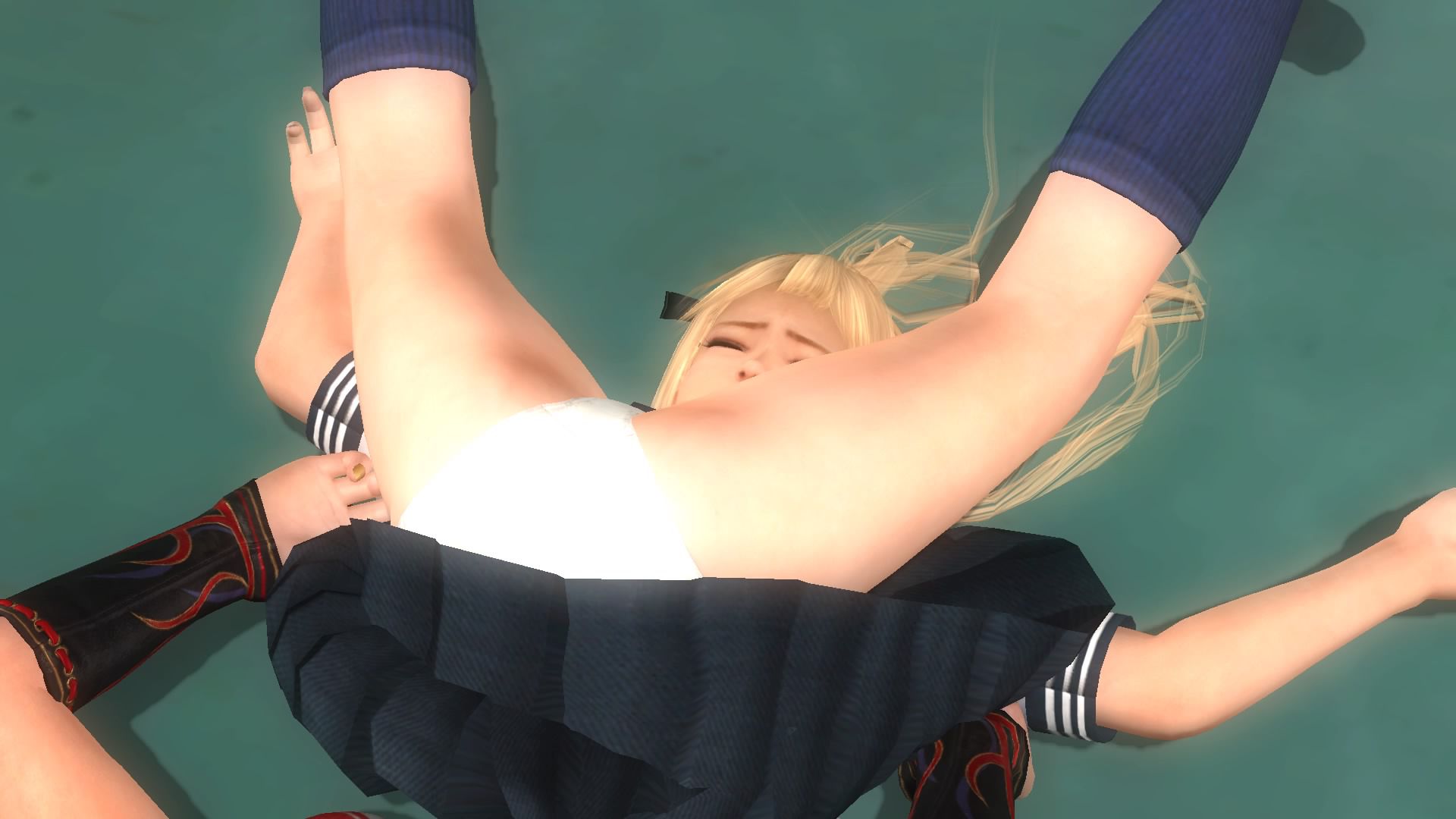 Many dressed in the DOA5LR Marie-Rose, in the Dragon suplex ryona 24