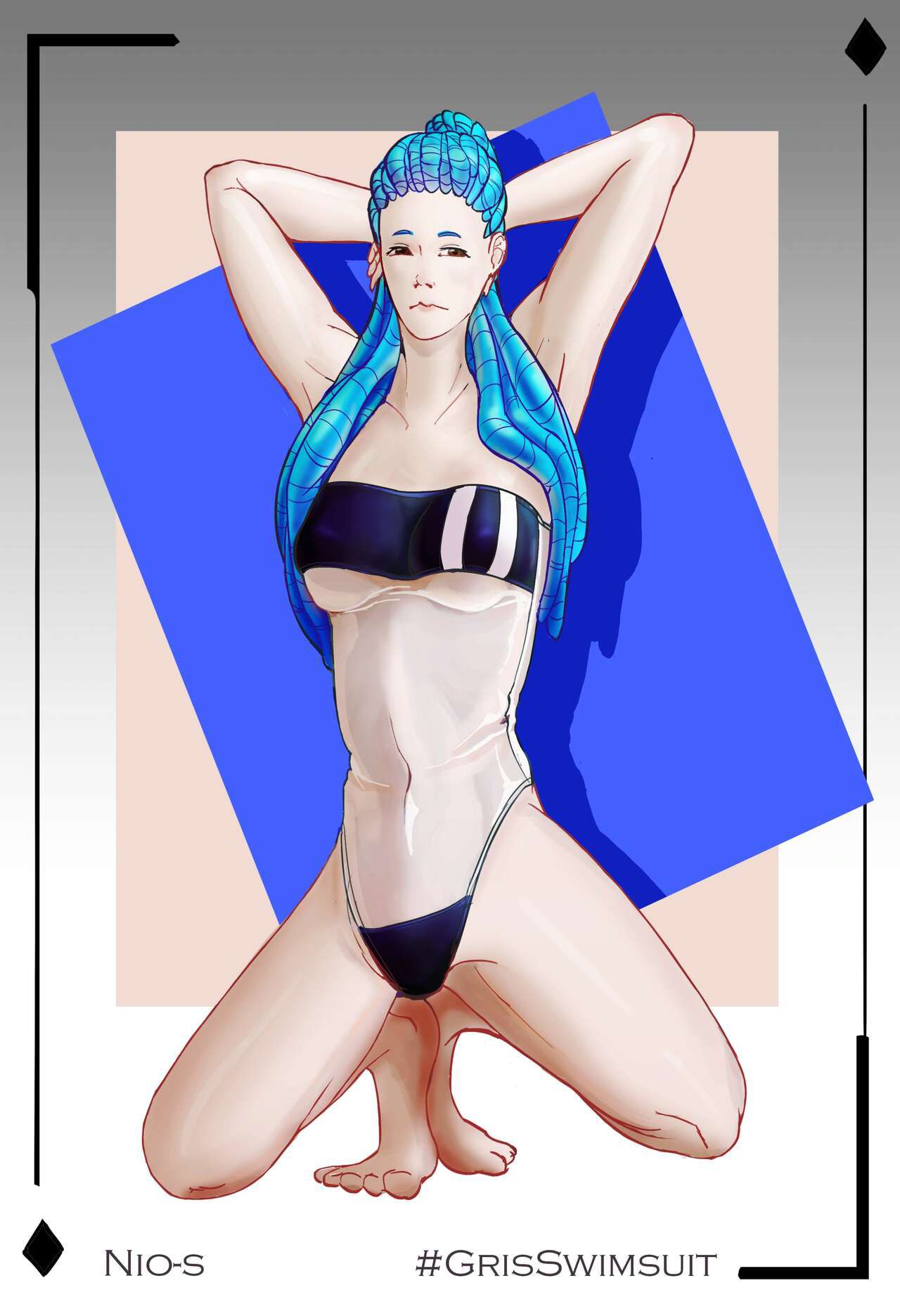 [various] #GrisSwimsuit - by VERTIGRIS (OC/various) 1017