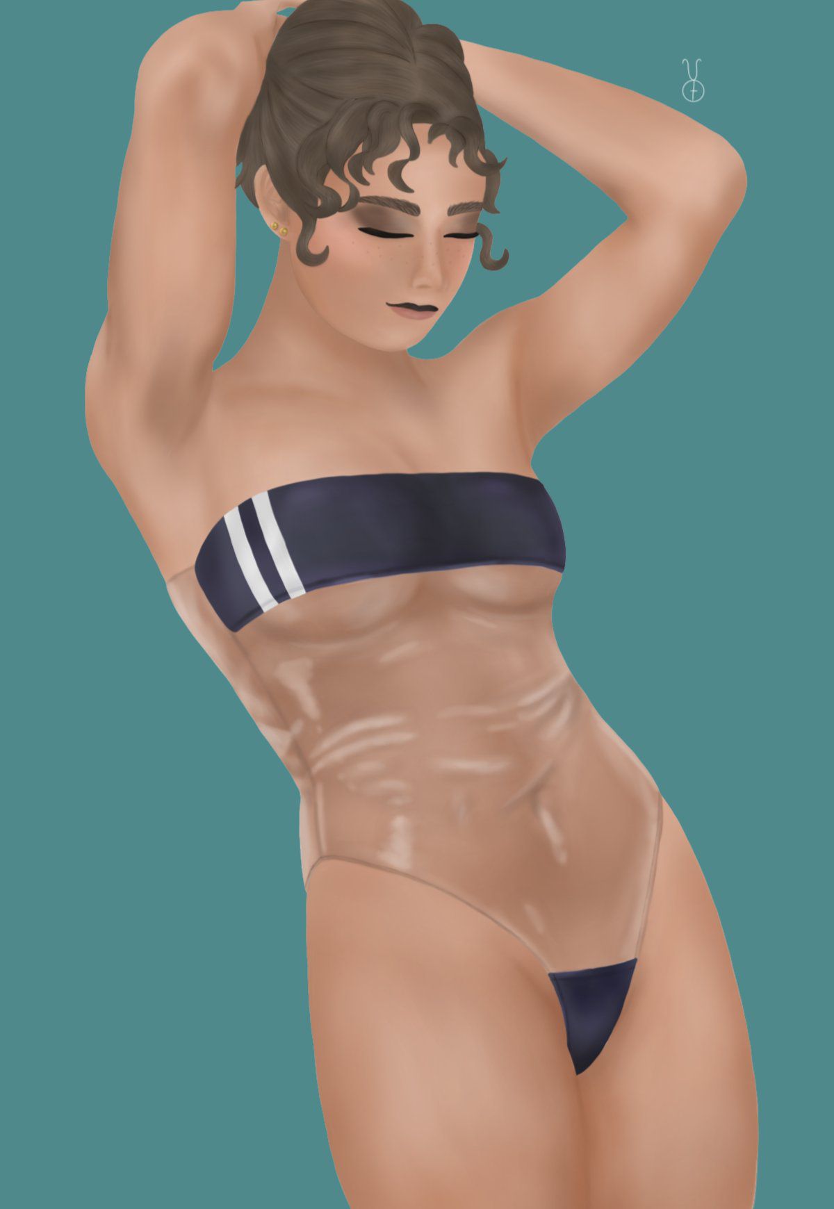 [various] #GrisSwimsuit - by VERTIGRIS (OC/various) 1035