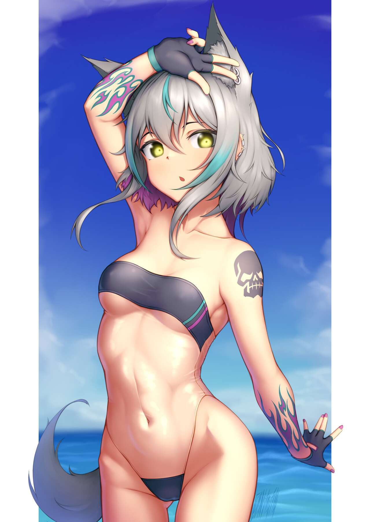 [various] #GrisSwimsuit - by VERTIGRIS (OC/various) 1261