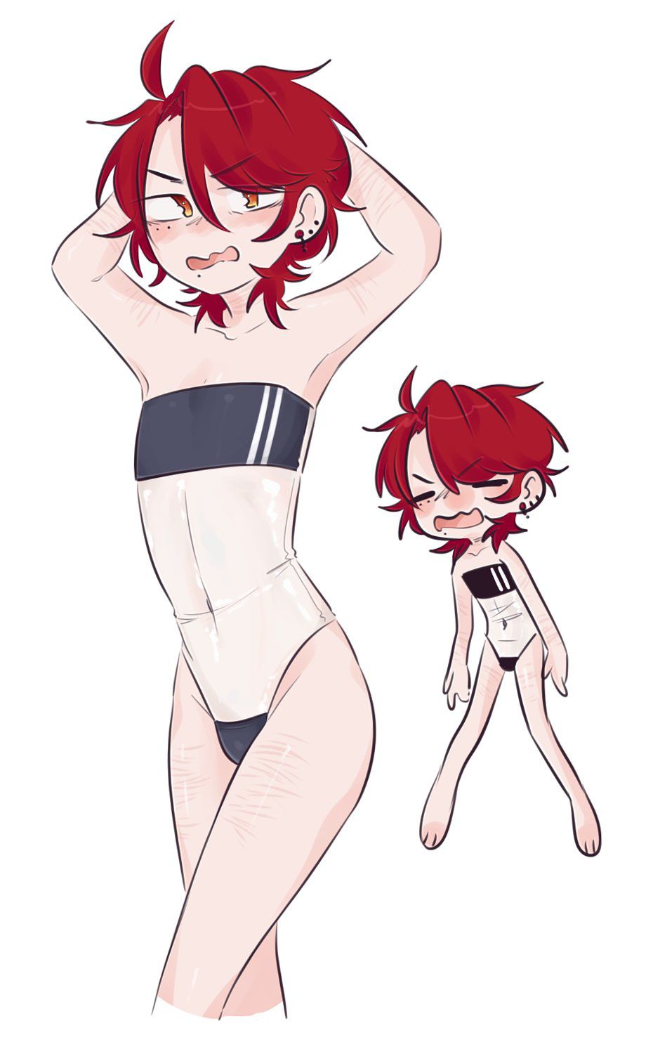 [various] #GrisSwimsuit - by VERTIGRIS (OC/various) 1391