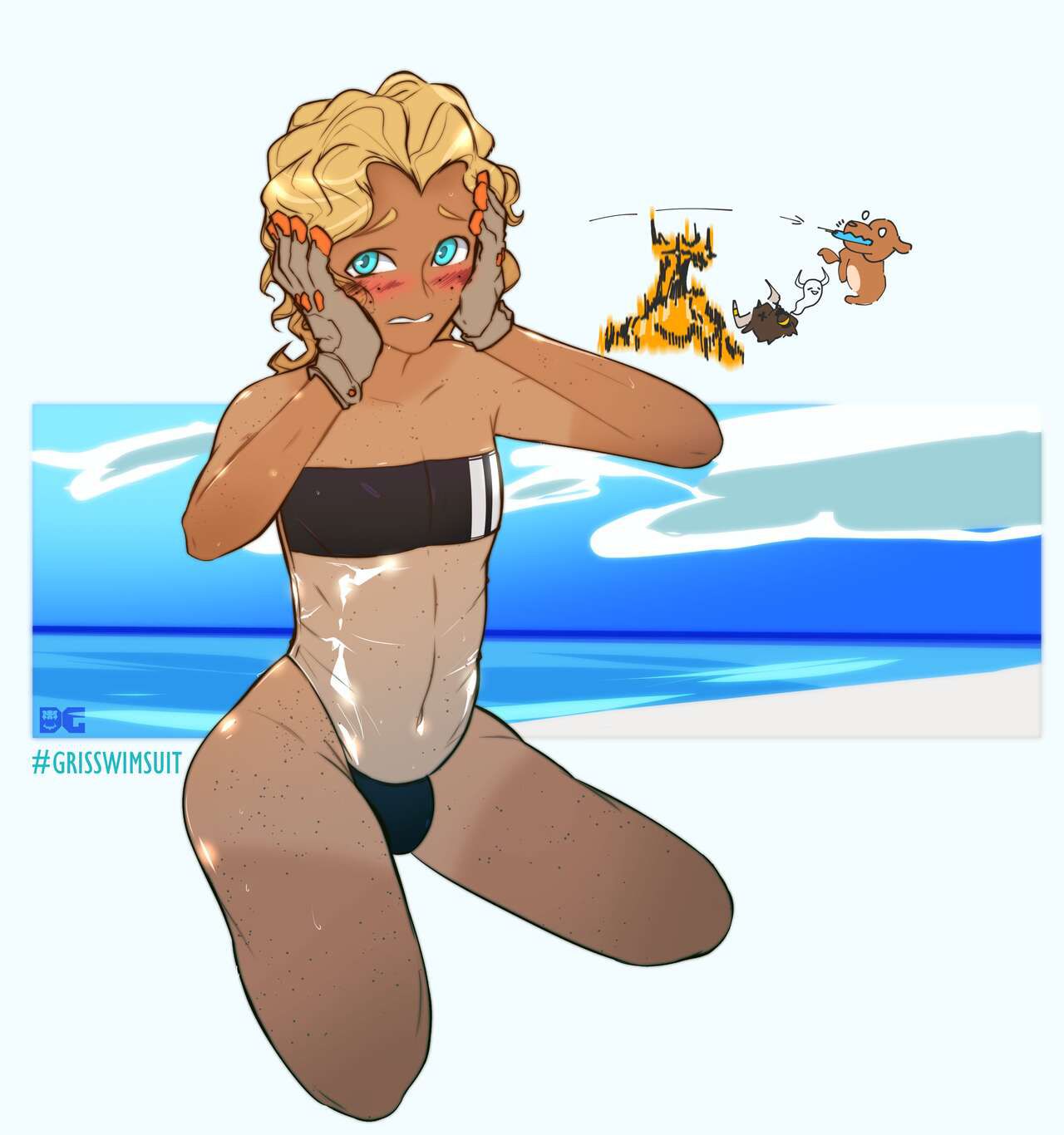 [various] #GrisSwimsuit - by VERTIGRIS (OC/various) 409