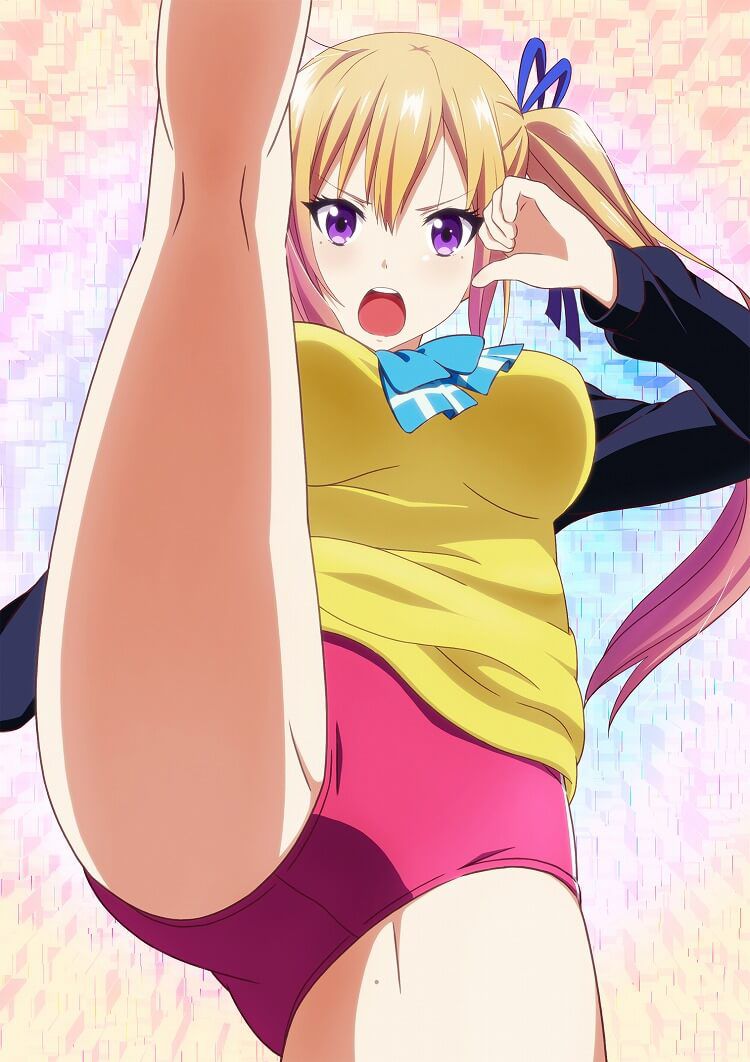 Vertical seam from the bull dance senior Red bloomers seem clearly split crotch picture www "nayatani of Phantom World" 12